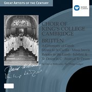 Britten: a ceremony of carols, etc cover image cdn