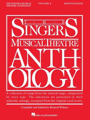 The singer's musical theatre anthology. Baritone/Bass. Volume 4 cover image cdn