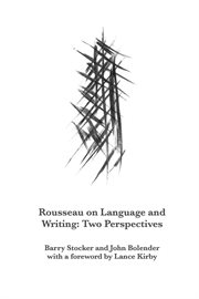 Rousseau on language and writing two perspectives cover image cdn