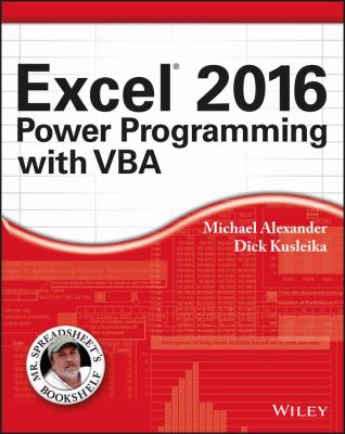 Excel 2016 Power Programming with VBA cover image cdn