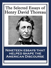 The selected essays of henry david thoreau cover image cdn