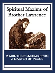 Spiritual maxims of brother lawrence cover image cdn
