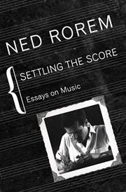 Settling the score essays on music  cover image cdn