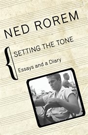 Setting the tone essays and a diary  cover image cdn