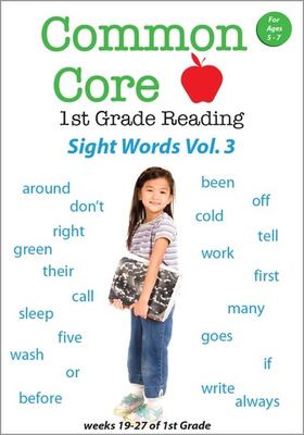 Common core. 1st grade reading. Volume 3, Sight words 46-68 cover image cdn