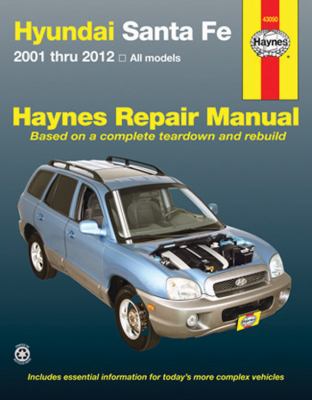 Hyundai Santa Fe automotive repair manual  cover image cdn