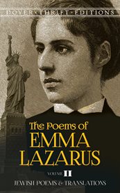 The poems of emma lazarus, volume ii cover image cdn