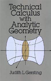 Technical calculus with analytic geometry cover image cdn