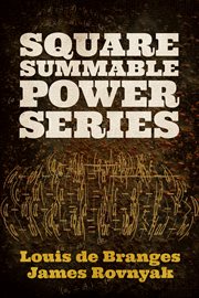 Square Summable Power Series cover image cdn