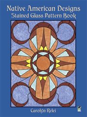 Native American Designs Stained Glass Pattern Book cover image cdn