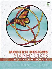 Modern Designs Stained Glass Pattern Book cover image cdn