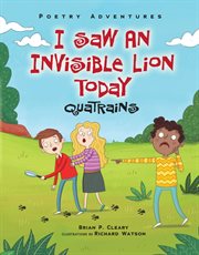 I saw an invisible lion today: quatrains cover image cdn
