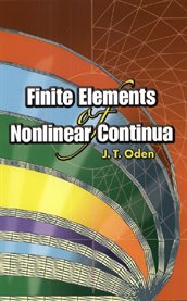 Finite elements of nonlinear continua cover image cdn