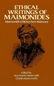 Ethical writings of Maimonides cover image cdn