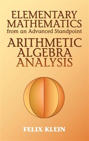 Elementary mathematics from an advanced standpoint. Geometry cover image cdn