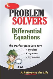 The differential equations problem solver: a complete solution guide to any textbook cover image cdn