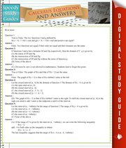Calculus equations and answers cover image cdn
