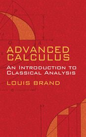 Advanced calculus: an introduction to classical analysis cover image cdn