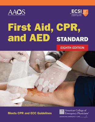 First aid, CPR, and AED. Standard cover image cdn
