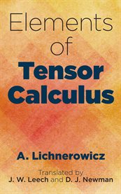 Elements of Tensor Calculus cover image cdn