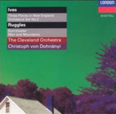 Ives: 3 places in new england; orchestral set no. 2 - ruggles: sun-treader; men and mountains - c... cover image cdn
