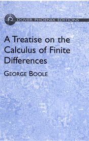 A treatise on the calculus of finite differences cover image cdn