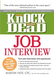 Knock 'em dead job interview: how to turn job interviews into job offers cover image cdn