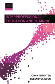 Interprofessional education and training cover image cdn