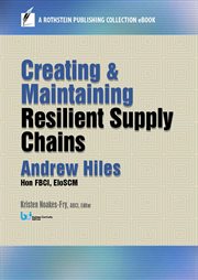 Creating and Maintaining Resilient Supply Chains: A Rothstein eBook Collection Title cover image cdn