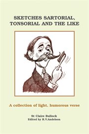 Sketches sartorial, tonsorial and the like: a collection of light humorous verse cover image cdn