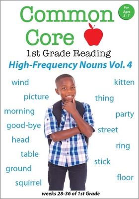 Common core 1st grade high-frequency nouns. Vol. 4 cover image cdn