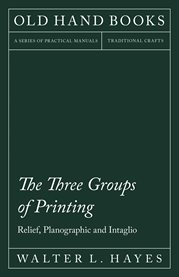 Three Groups of Printing - Relief cover image cdn