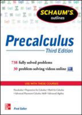 Schaum's outlines. Precalculus cover image cdn