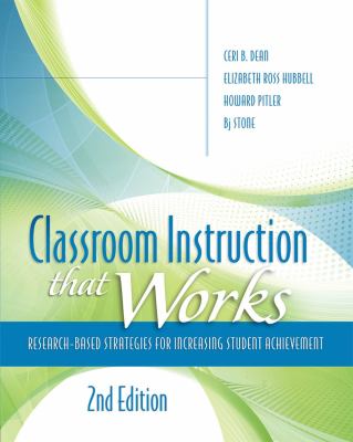 Classroom instruction that works : research-based strategies for increasing student achievement  cover image cdn