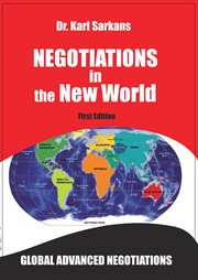 Negotiations in the new world. Global Advanced Negotiations cover image cdn