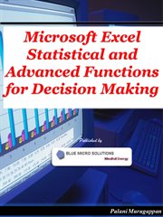 Microsoft Excel: statistical and advanced functions for decision making cover image cdn