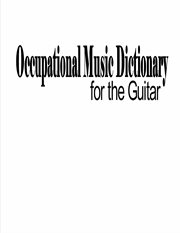 Occupational music dictionary for the guitar cover image cdn