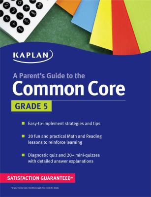 A parent's guide to the Common Core. Grade 5 cover image cdn