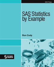 SAS statistics by example cover image cdn