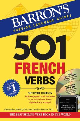 501 French verbs fully conjugated in all the tenses and moods in a new easy-to-learn format, alphabetically arranged  cover image cdn