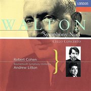 Walton: cello concerto; symphony no. 1 cover image cdn