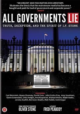 All goverments lie truth, deception, and the spirit of I.F. Stone  cover image cdn