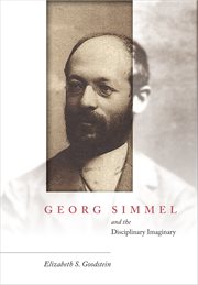 Georg Simmel and the disciplinary imaginary cover image cdn