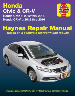 Honda Civic & CR-V automotive repair manual cover image