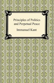 Kant's principles of politics and perpetual peace cover image cdn