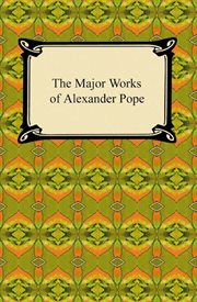 The major works of Alexander Pope cover image cdn