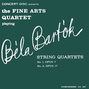 Bart̤k: string quartets no. 1 & no. 2 (digitally remastered from the original concert-disc master ta cover image cdn