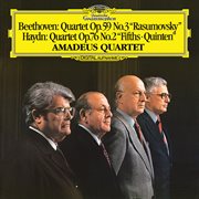 Beethoven: string quartet in c, op.59 no.3 - "rasumovsky no. 3" / haydn: string quartet in d mino... cover image cdn