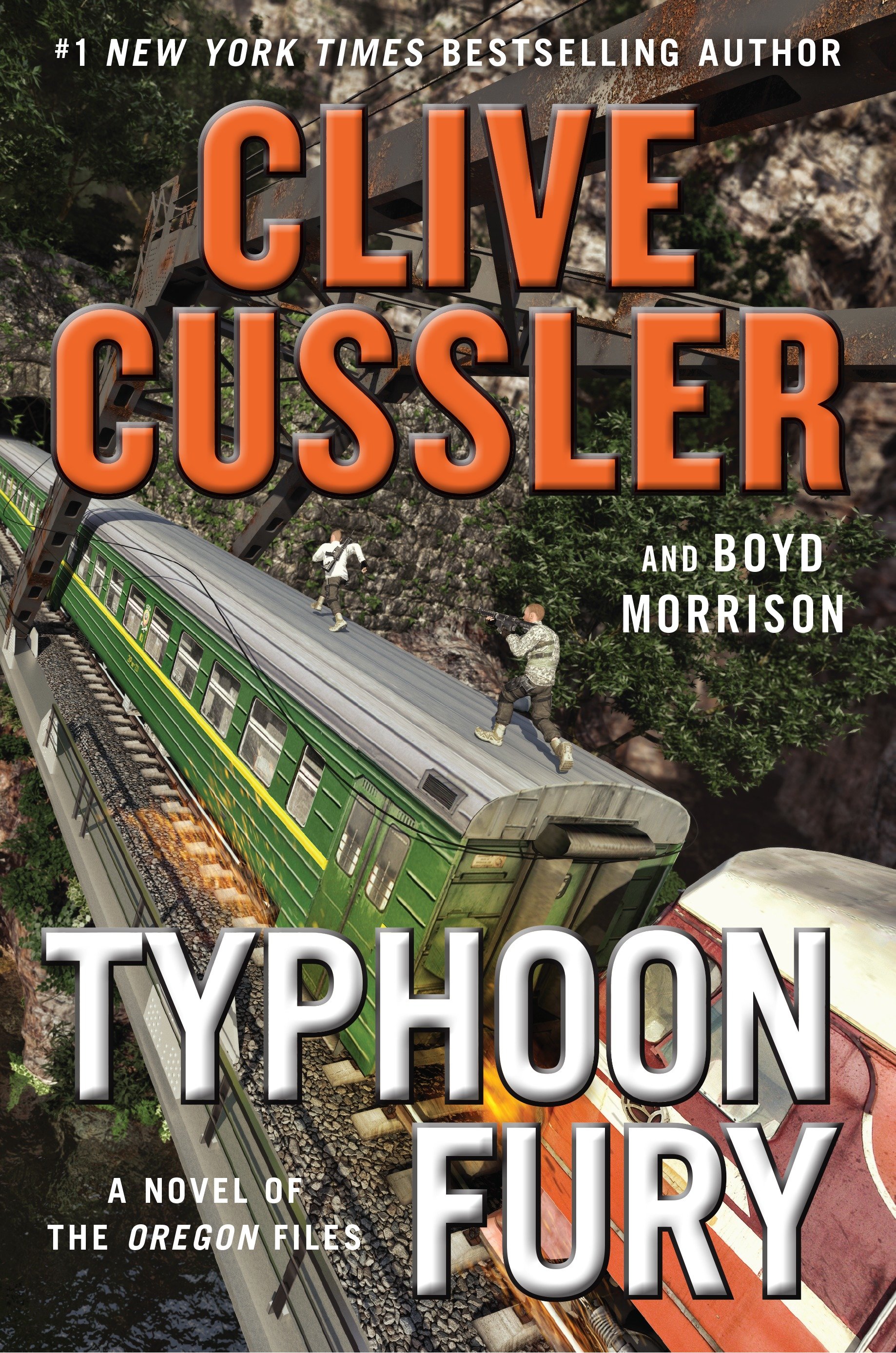 Typhoon fury a novel of the Oregon files cover image cdn