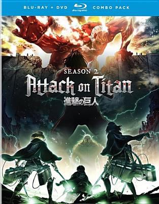 Attack on Titan. Season 2 [Blu-ray + DVD combo] cover image cdn